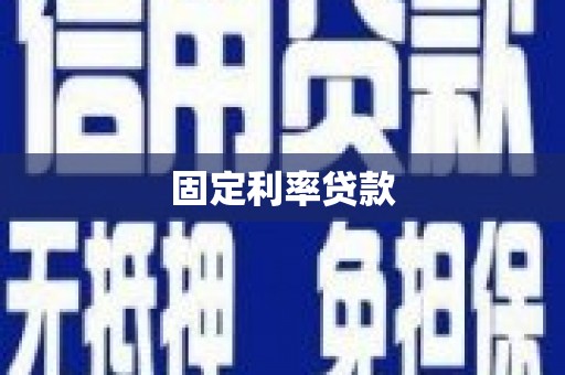 中宁固定利率贷款
