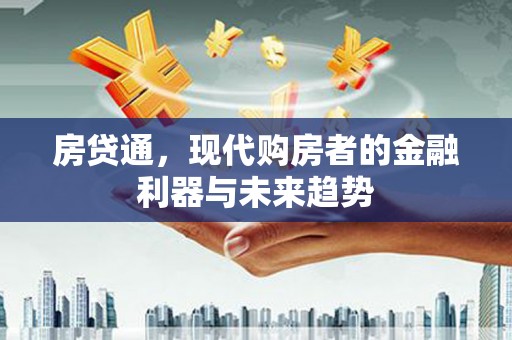 中宁房贷通，现代购房者的金融利器与未来趋势