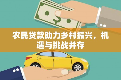 中宁农民贷款助力乡村振兴，机遇与挑战并存