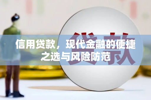 中宁信用贷款，现代金融的便捷之选与风险防范