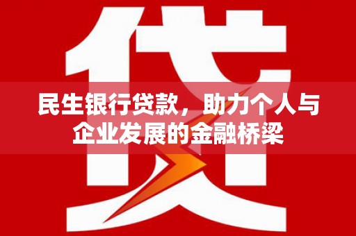 中宁民生银行贷款，助力个人与企业发展的金融桥梁