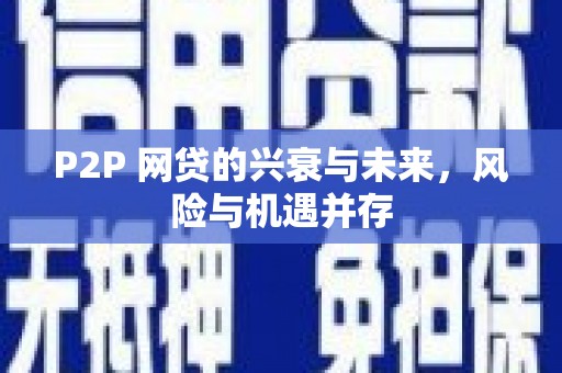 中宁P2P 网贷的兴衰与未来，风险与机遇并存