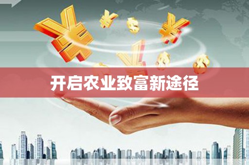 中宁开启农业致富新途径