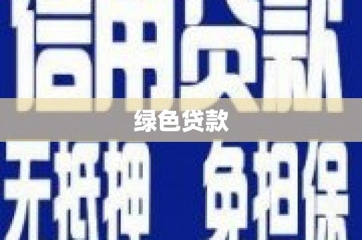 中宁绿色贷款