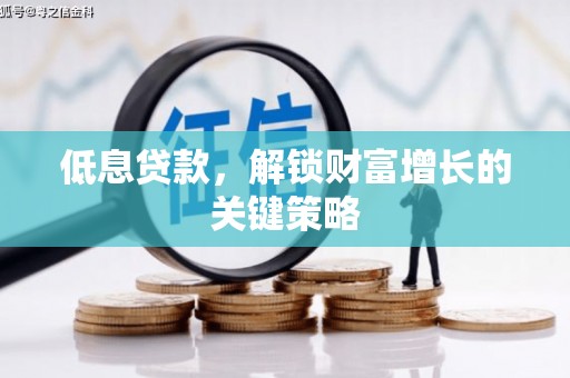 中宁低息贷款，解锁财富增长的关键策略