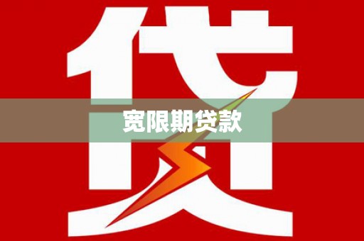 中宁宽限期贷款
