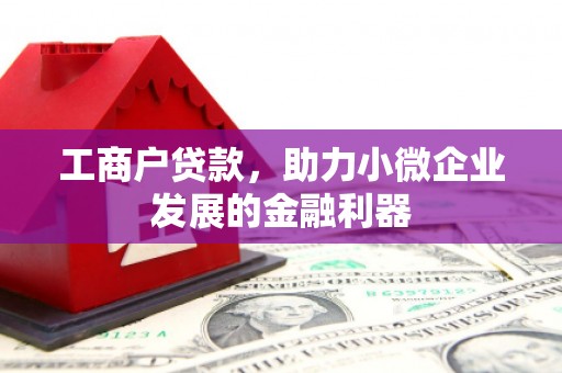 中宁工商户贷款，助力小微企业发展的金融利器