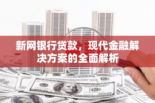 中宁新网银行贷款，现代金融解决方案的全面解析