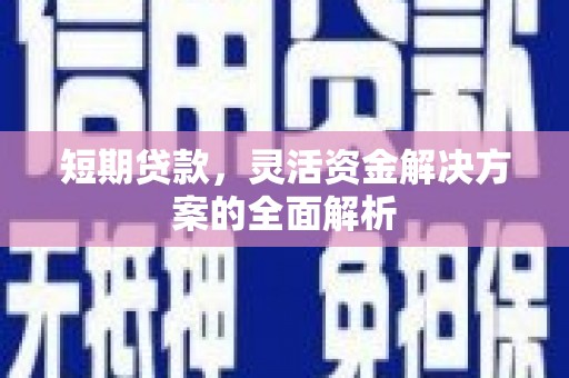 中宁短期贷款，灵活资金解决方案的全面解析