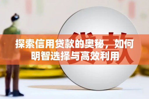 中宁探索信用贷款的奥秘，如何明智选择与高效利用