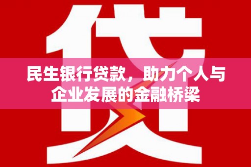 中宁民生银行贷款，助力个人与企业发展的金融桥梁