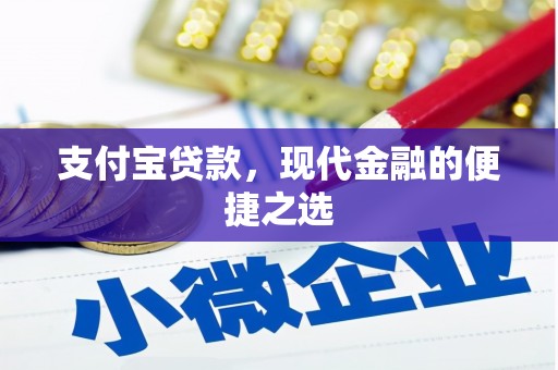 中宁支付宝贷款，现代金融的便捷之选