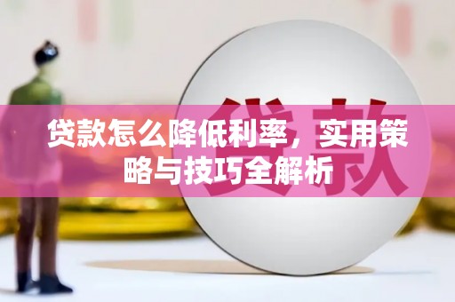 中宁贷款怎么降低利率，实用策略与技巧全解析