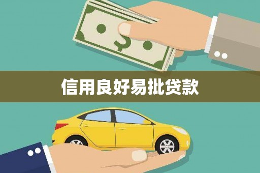 中宁信用良好易批贷款